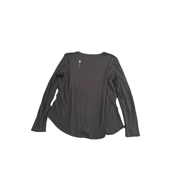 Figs Super Soft Long Sleeve Shirt Size Medium Black Scrub Undershirt - Picture 2 of 3